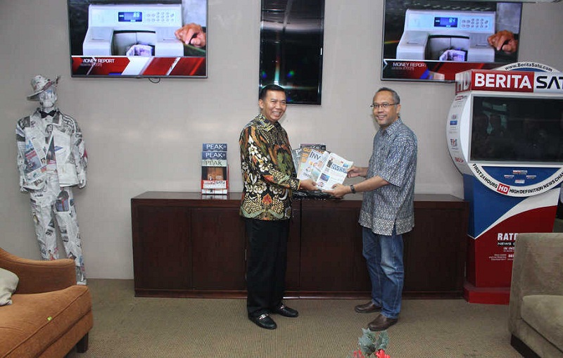Wako Pekanbaru Kunjungi Kantor Berita Satu Media Holdings Ekspose